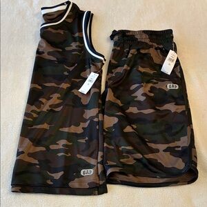 Gap camo tank and shorts set